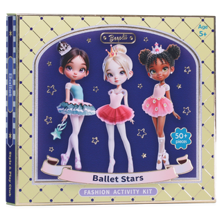 Ballet Stars: Beeplii Fashion Activity Kit with Fold-Out Stage, Ages 5-9