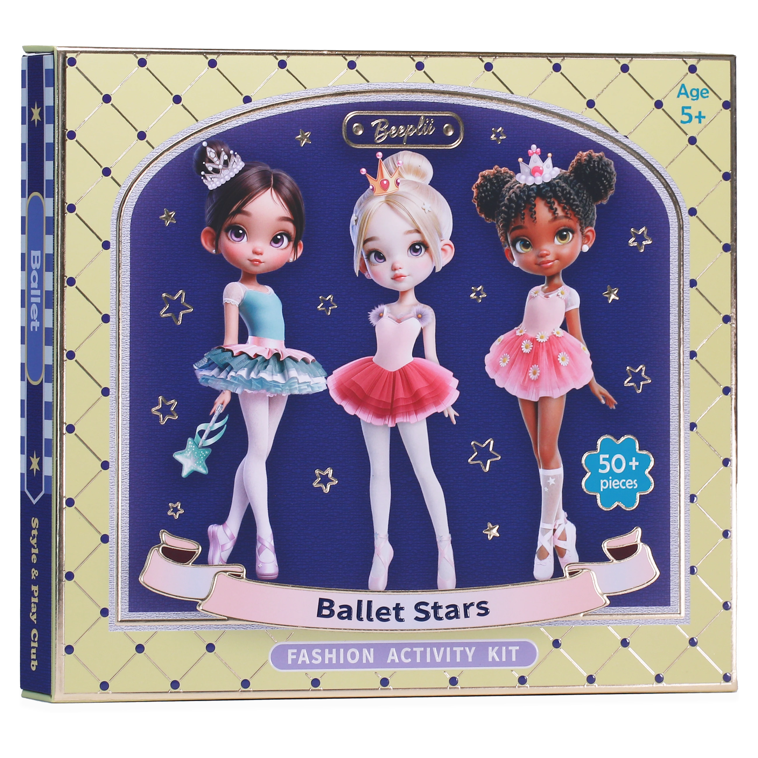 Ballet Stars: Beeplii Fashion Activity Kit with Fold-Out Stage, Ages 5-9